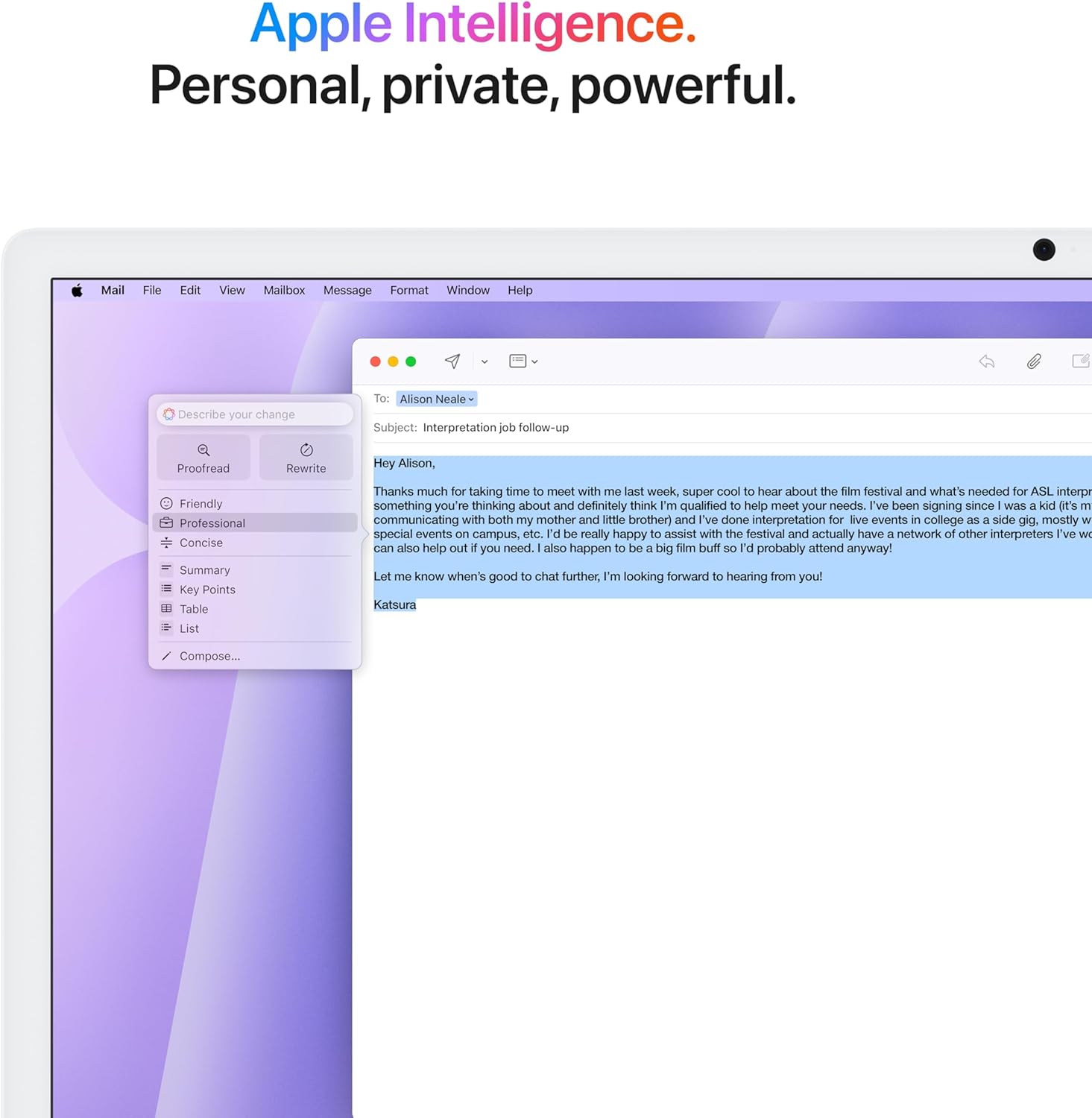 Apple 2024 iMac All-in-One Desktop Computer with M4 chip with 10-core CPU and 10-core GPU: Built for Apple Intelligence, 24-inch Retina Display, 16GB Unified Memory, 256GB SSD Storage; Purple