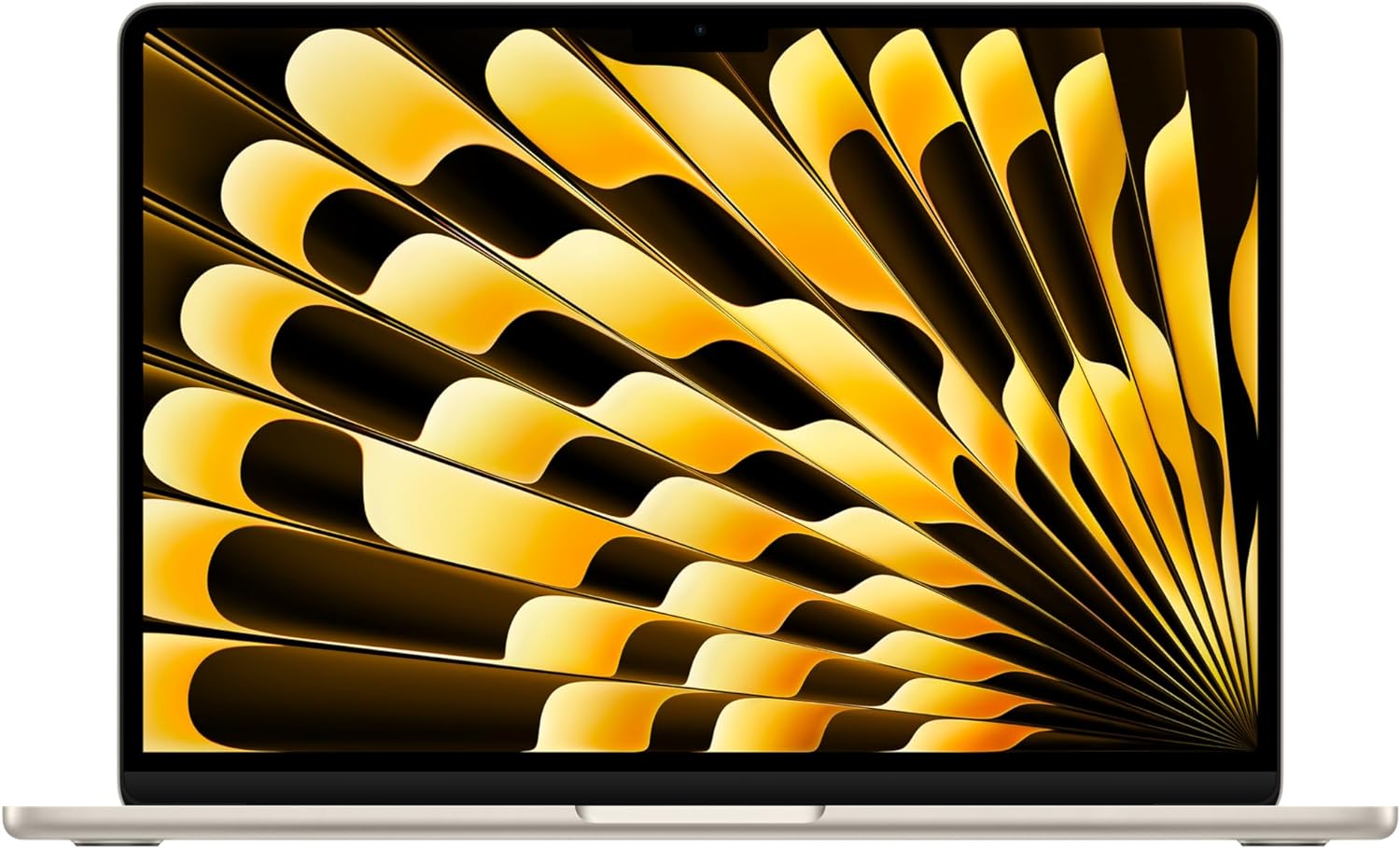 Apple 2024 MacBook Air 13-inch Laptop with M3 chip: 13.6-inch Liquid Retina Display, 8GB Unified Memory, 256GB SSD Storage, Backlit Keyboard, 1080p FaceTime HD Camera, Touch ID; Starlight