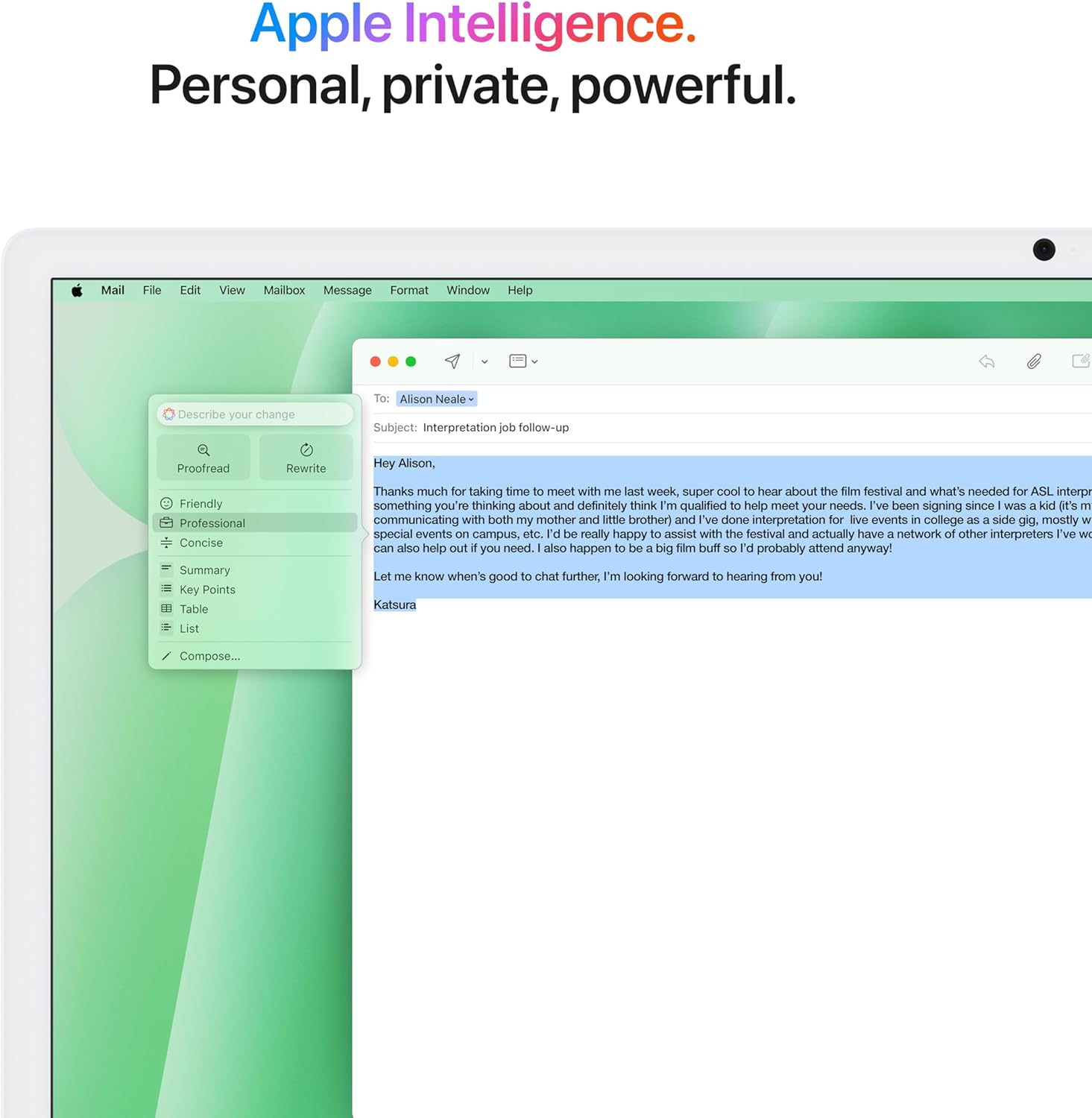 Apple 2024 iMac All-in-One Desktop Computer with M4 chip with 8-core CPU and 8-core GPU: Built for Apple Intelligence, 24-inch Retina Display, 16GB Unified Memory, 256GB SSD Storage; Green