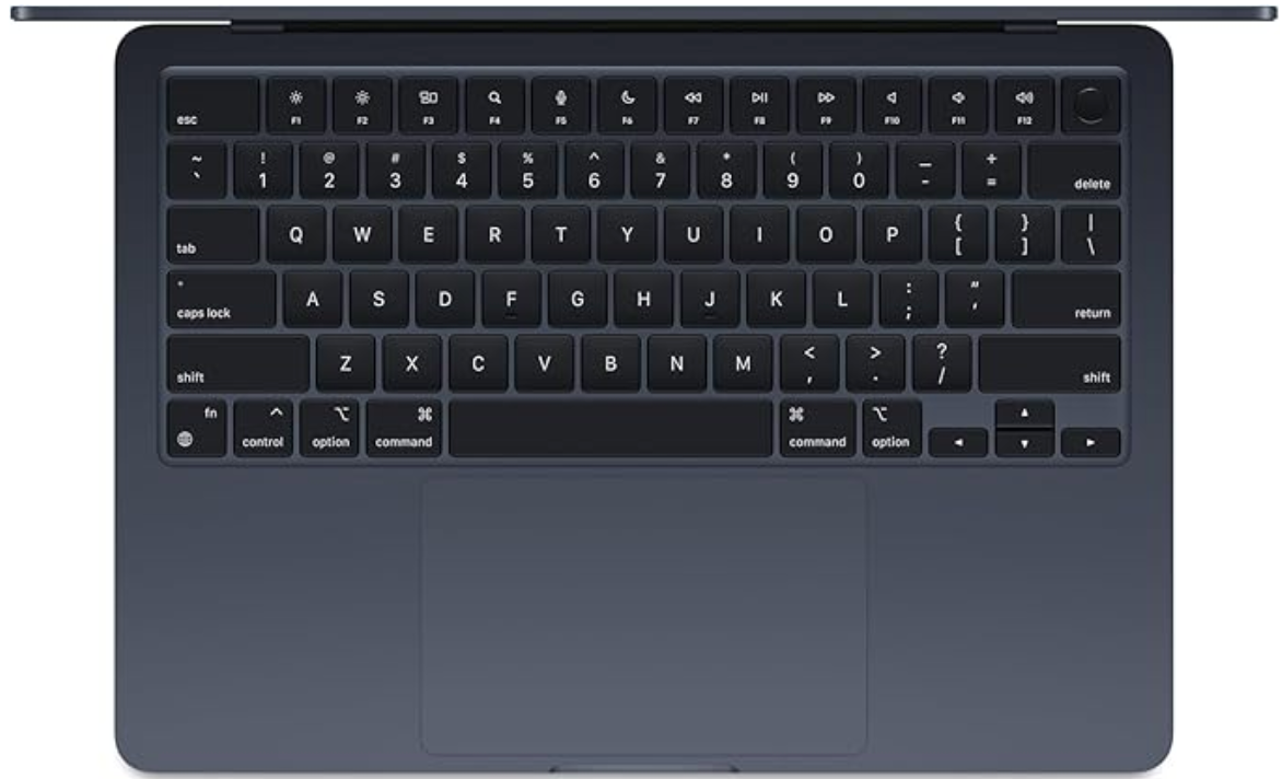 Apple 2024 MacBook Air 13-inch Laptop with M3 chip: Built for Apple Intelligence, 13.6-inch Liquid Retina Display, 8GB Unified Memory, 512GB SSD Storage, Backlit Keyboard, Touch ID; Midnight - MRXW3LL