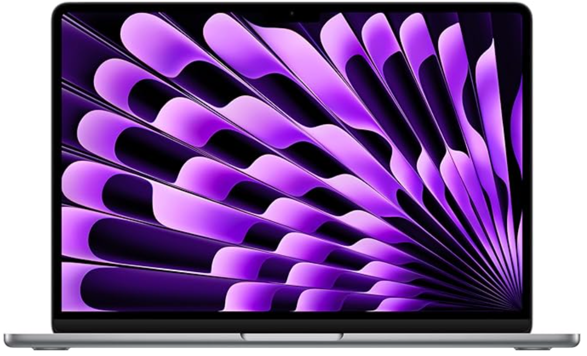 Apple 2024 MacBook Air 13-inch Laptop with M3 chip: Built for Apple Intelligence, 13.6-inch Liquid Retina Display, 16GB Unified Memory, 512GB SSD Storage, Backlit Keyboard, Touch ID; Space Gray - MXCR3LL
