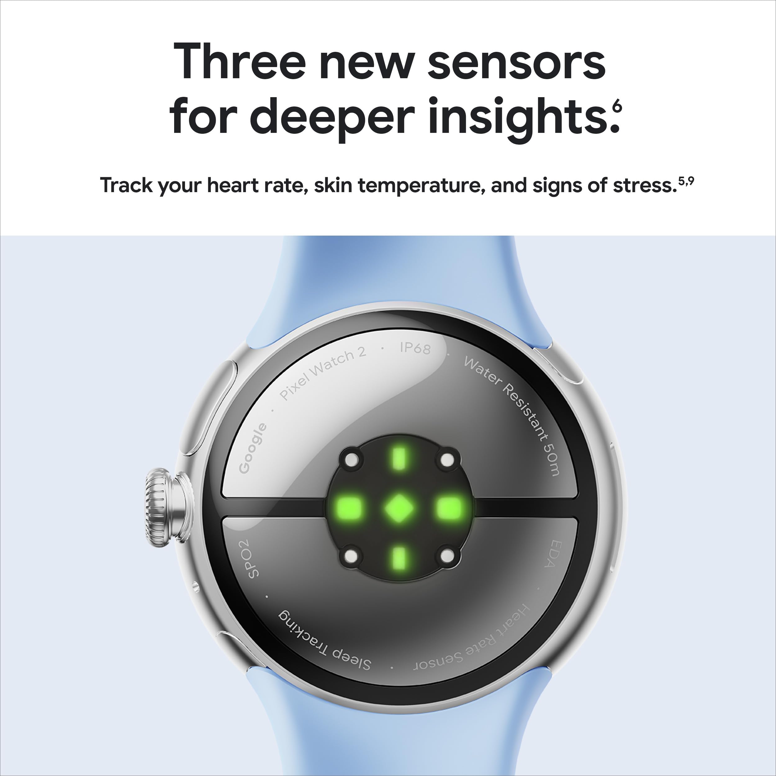 Google Pixel Watch 2 with the Best of Fitbit and Google - Heart